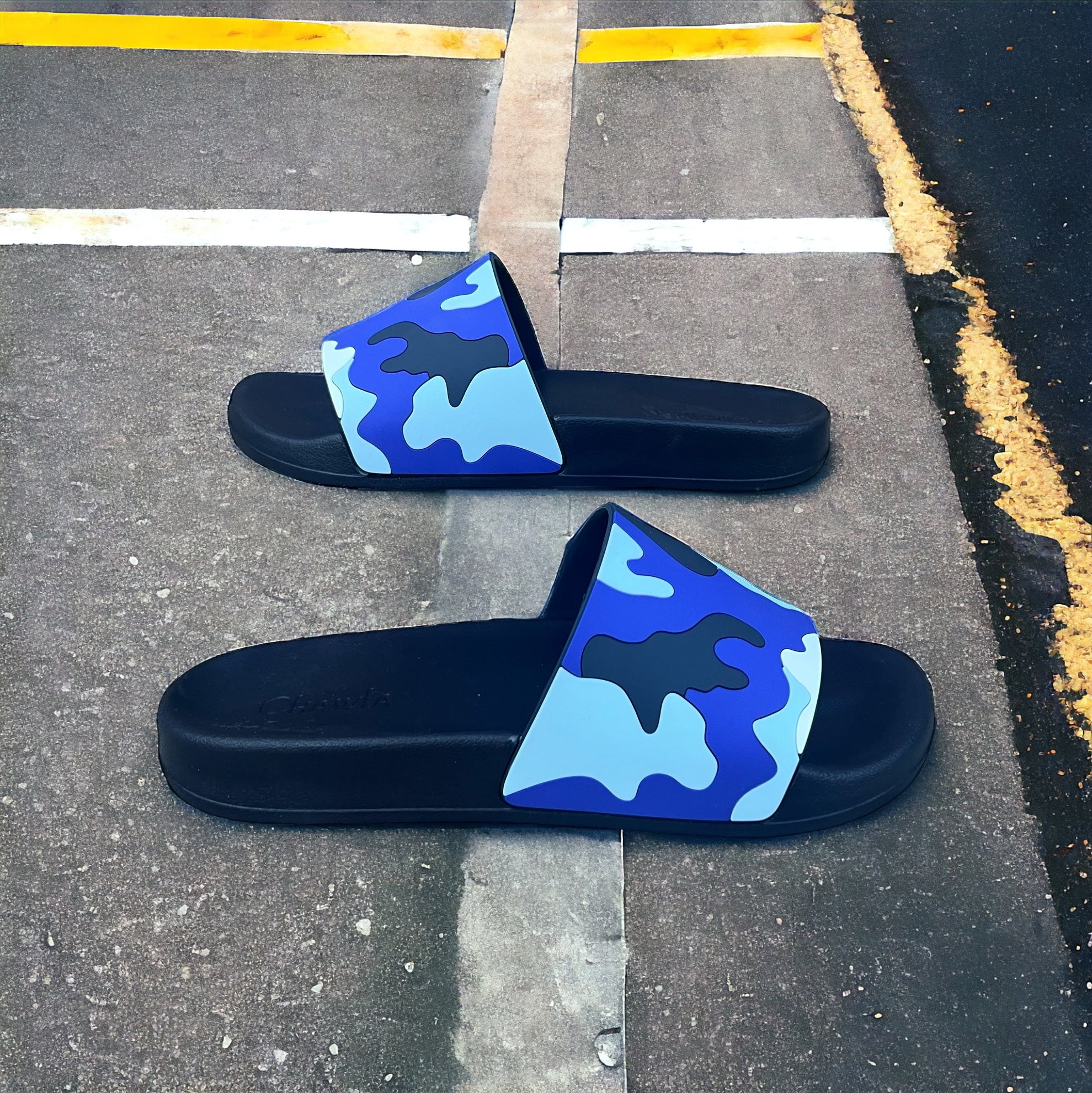 Blue  Army Soft Slides GA-908