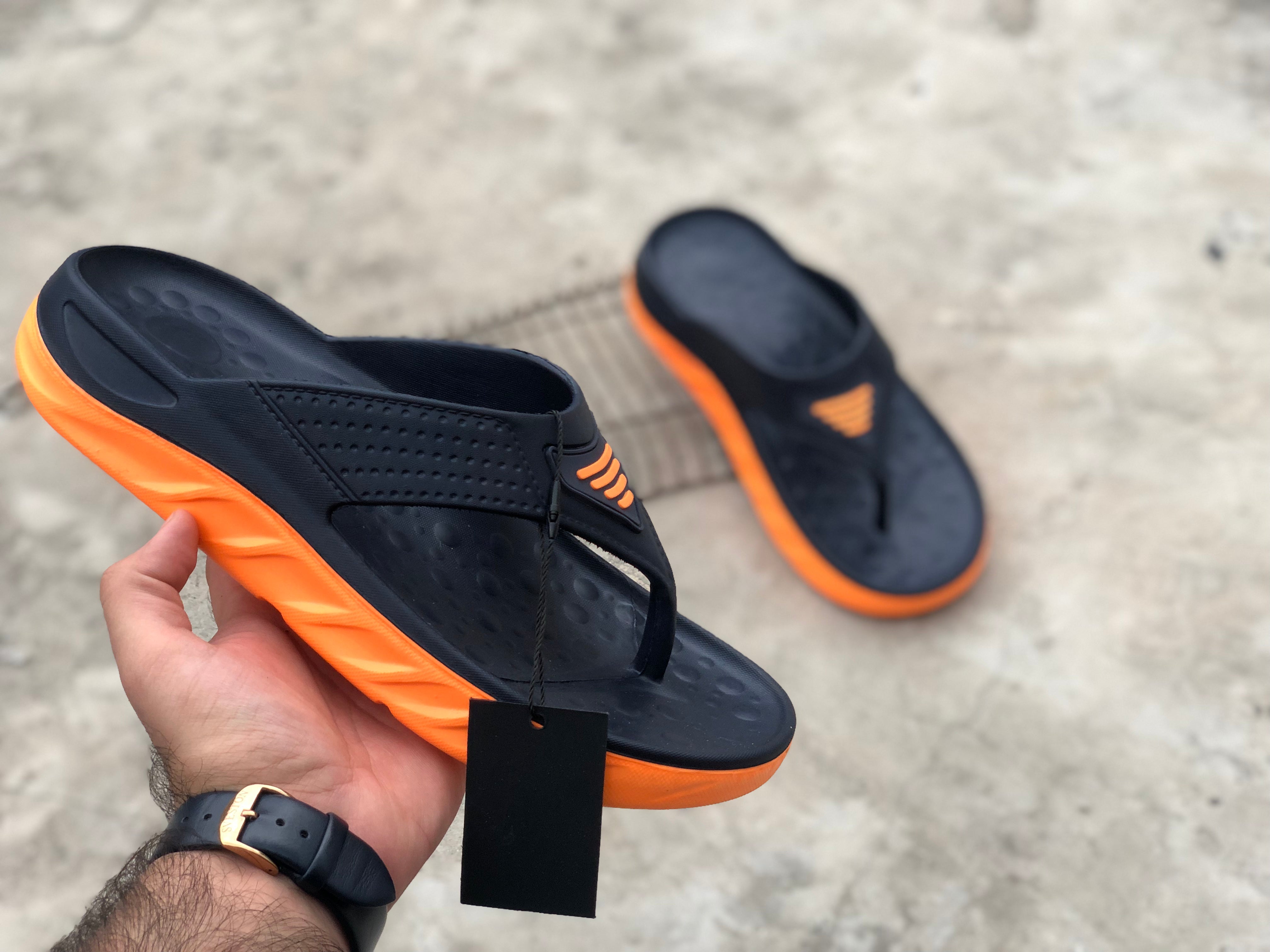 Orange - Black Medicated Sole BF-2